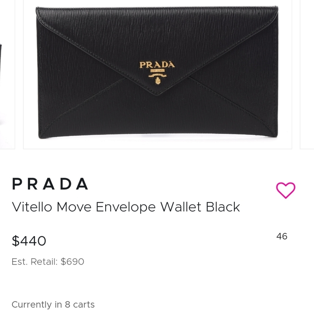 🛍🛍 Prada 😍 🖤💯 Authentic - Picture 13 of 14